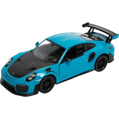 Метална количка Kinsmart - Porsche 911 GT2 RS, 1: 36, синьо-черна (56119)