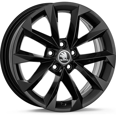 Škoda ITALIA 6x16 5x100 ET35 black metallic