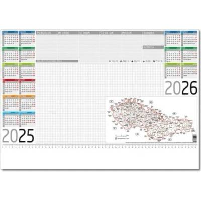 Spektrum Grafik Podložka farebná s mapou 20-listová 59,5 x 42 cm 2025