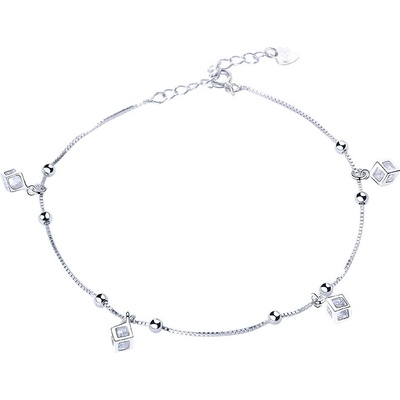 Silenti Jewelry Сребърна гривна за крак "Свежест