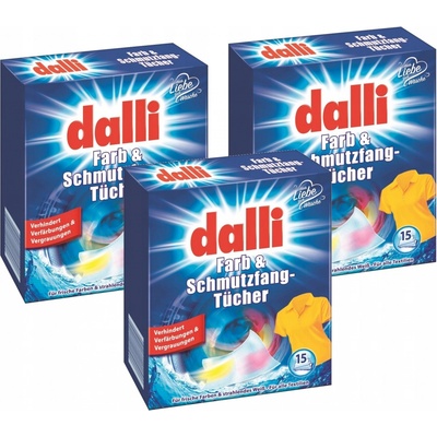 Dalli Ubrousky proti zbarvení a vyblednutí barevného prádla 15 ks – Zboží Mobilmania