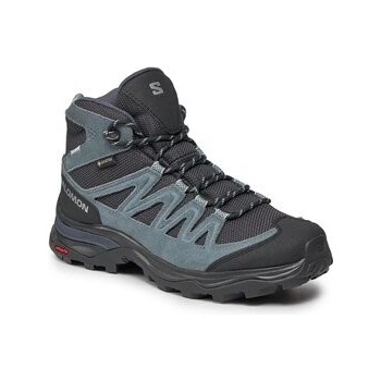 Salomon X Ward Leather Mid GTX W 471820 dámské vyšší nepromokavé India ink