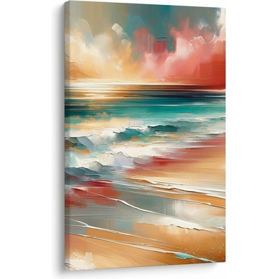 Obraz moře při západu slunce - 60x90