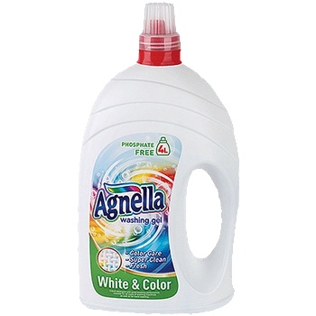 Agnella Гел за бяло и цветно пране без фосфати, 4л, 57 пранета