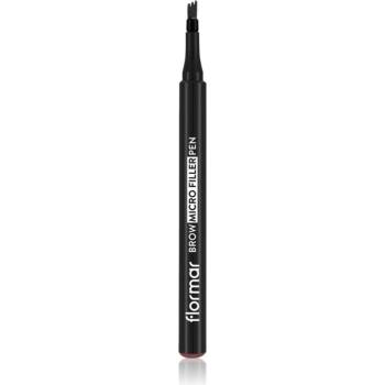 Flormar Brow Micro Filler Pen маркер за вежди цвят 003 Brown 1.1ml