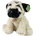 Rappa Плюшена играчка Rappa Еко приятели - Куче Мопс, 30 cm (211575)