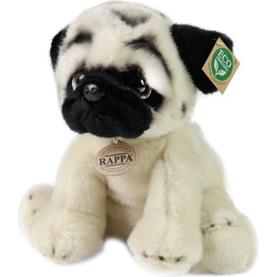 Rappa Плюшена играчка Rappa Еко приятели - Куче Мопс, 30 cm (211575)
