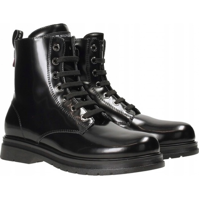 Tommy hilfiger kotníkové boty na šněrování