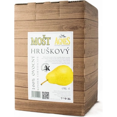 AGNES HRUŠKOVÝ MOŠT BAG-IN-BOX 5 l – Zboží Dáma
