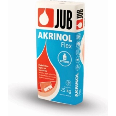 JUB AKRINOL Flex flexibilní lepidlo na keramické obklady a dlažby 25 kg Šedá – Zbozi.Blesk.cz