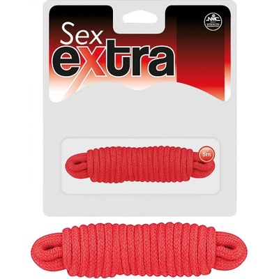 Sex Extra Bondage lano 5 m červené