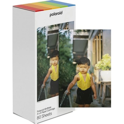 Polaroid Фотохартия Polaroid Hi Print 4x6 Paper Cartridge - 80 Sheets, за Polaroid Hi-Print 4x6 принтер, 4 x 6" (102 x 152 mm), 80 листа (006551)