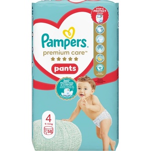 Pampers Памперс гащички Premium S4 (58 бр. /фол)