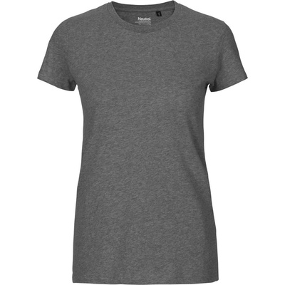 Neutral Dámske tričko Classic z organickej Fairtrade bavlny Tmavý melír