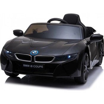 Joko elektrické autíčko BMW I8 Coupe lift penové kolesá kožené sedadlo USB MP3 čierná