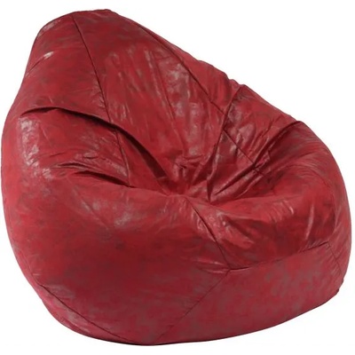 Pufrelax Пуф круша 320л. , Nirvana Grande - Cranberry, Перящ се калъф, Пълнеж от Полистиролни перли, Гама Premium