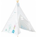 Detské teepee KX KX5187 detský stan Tipi Wigwam 135 cm sivý
