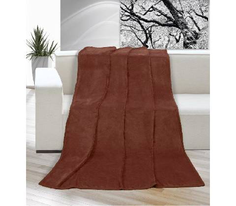 Brotex deka micro hnedá 150x200