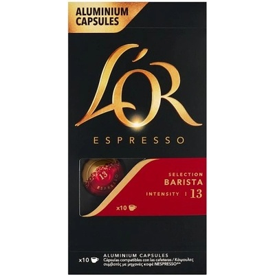 L'OR Espresso Selection Barista pražená mletá káva v kapslích 10 ks 52 g