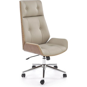 Halmar Работен офис стол webster орех / бежов