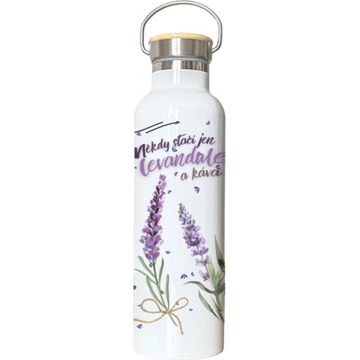 Jan.Ne LEVANDULE termoska bambus 750 ml