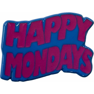RukaHore odznak Happy Mondays pin badge wavy logo