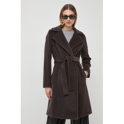 MARELLA Вълнено палто Marella в кафяво преходен модел (2330161136200)
