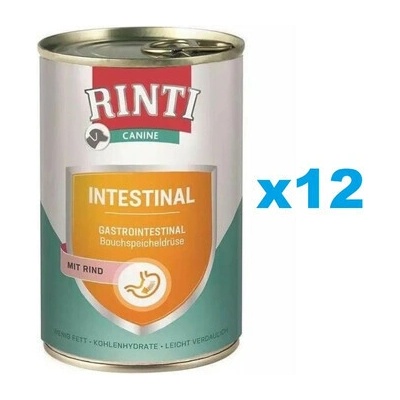 Rinti Canine Intestinal Beef 12 x 400 g