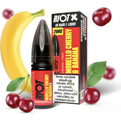 Riot X Salt Morello Cherry & Banana 10 ml 20 mg