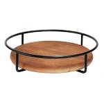 Horecano HORECANO-Метална стойка за блок маса с дървен плот КРЪГ ф25х6cm (HC-93864) (0193864)