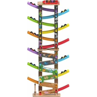 Ourbaby 2Kids Toys - velká závodní dráha, 12 ramp
