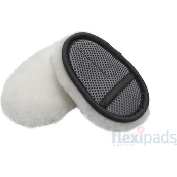 Flexipads Merino Swirl Free Soft Wool Wash Mitt