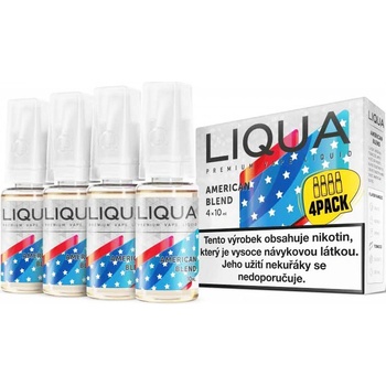 Ritchy Liqua Elements 4Pack American Blend 4 x 10 ml 6 mg