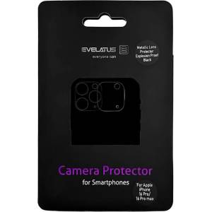 Evelatus Протектор за камера iPhone 16 Pro/iPhone 16 Pro Max Full EVELATUS Clear