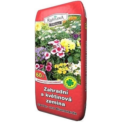 Rašelina Soběslav Zahradní a květinová zemina 60 l