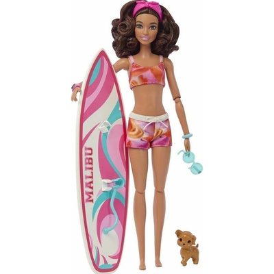 Mattel Barbie Plážová so surfom HPL69