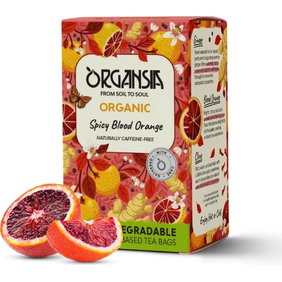 ORGANSIA Spicy blood orange ovocno-bylinný 18 sáčkov