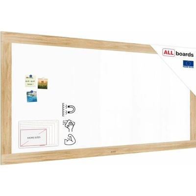 ALLboards Magnetická tabule PREMIUM 200 x 100 cm MP2010OAK