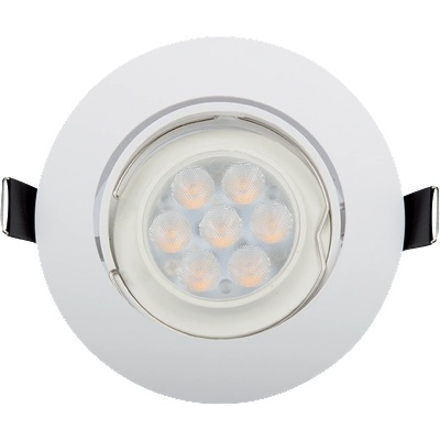 ELMARK Led ПЛАСТМАСОВА КРЪГЛА ЛУНА high power 6w 2700-300 (92r106ww/w)