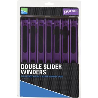 Preston Double Slider Winders Red 18cm Kostřička