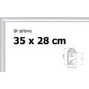 BFHM Plastový rám 35x28cm stříbrný