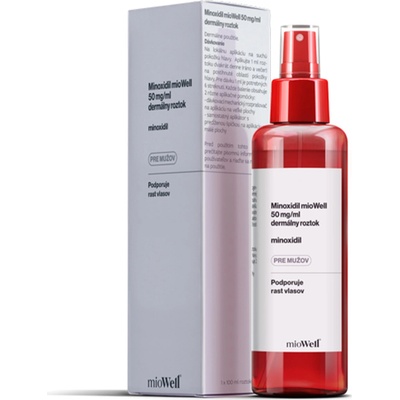 mioWell Minoxidil 20mg/ml pre mužov 100ml