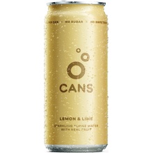 Cans Sýtená voda s príchuťou citróna a limetky 330 ml