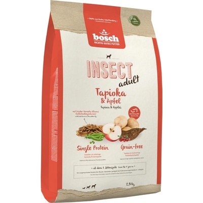 bosch HPC Adult Insect jablko a tapioka 2 x 2,5 kg
