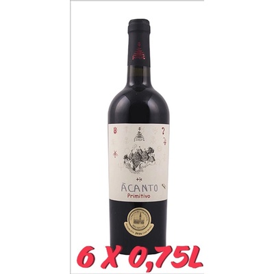 Ionis Primitivo Ácanto suché červené 2022 13,5% 6 x 0,75 l (čistá fľaša)
