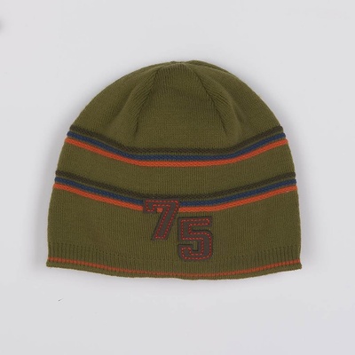 YO COMPANY dětská čepička Viktor zelená šedá