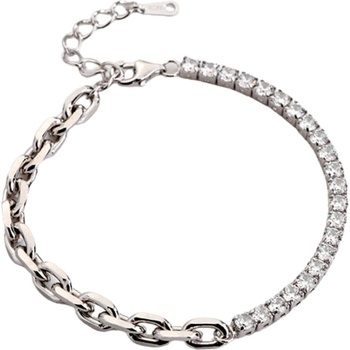 Silenti Jewelry Сребърна гривна "Непоколебимост