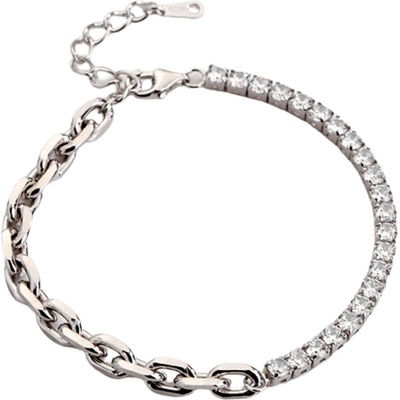 Silenti Jewelry Сребърна гривна "Непоколебимост