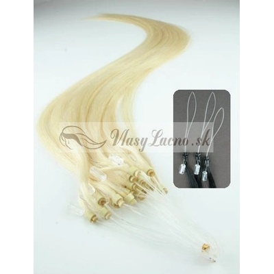 Micro ring 50 cm 0,5g/pr. 50 ks najsvetlejšia blond