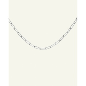 Rosefield колие със сребрист цвят Rectangle Chain JNRCS-J565 Rosefield | Lilav | ЖЕНИ | ЕДИН РАЗМЕР